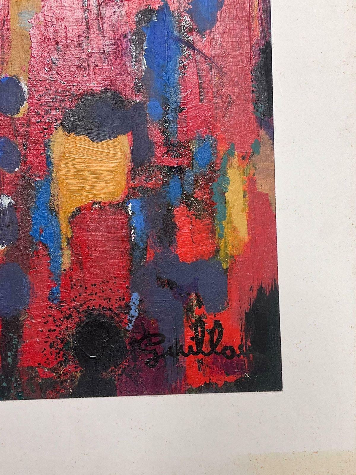 Andre Guilloufrench Expressionist Abstract 20th Century Oil Painting Blaze Of Colors photo 868.0