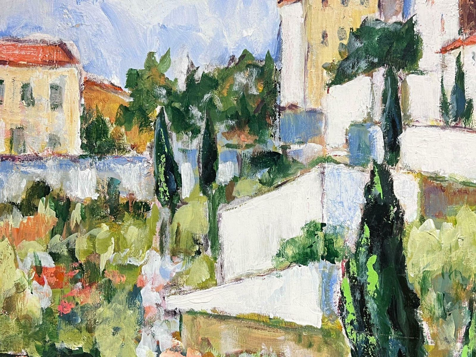 R. Roubigordes Provence Huge French Original Contemporary Oil Painting Signed Dated2005 photo 2451.0