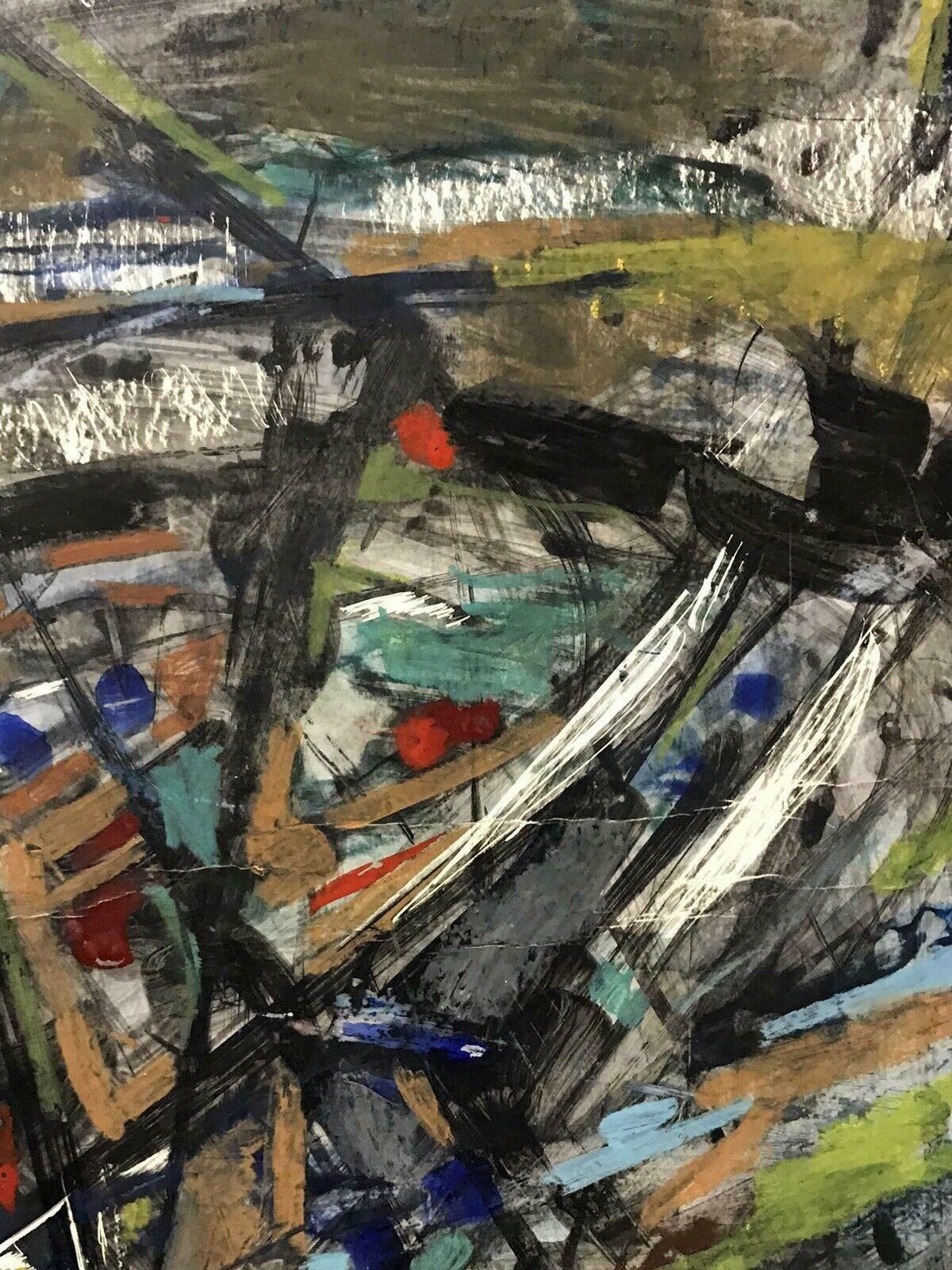 Unknown1980's French Abstract Oil Painting   Signed & Dated   Amazing Shapes And Colour20th Century photo buy