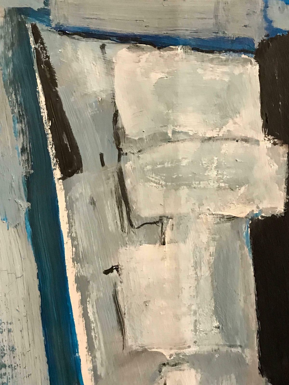 Armand Rottenbergfrench Cubist Expressionist Oil Painting, Signedc.1980's photo for sale