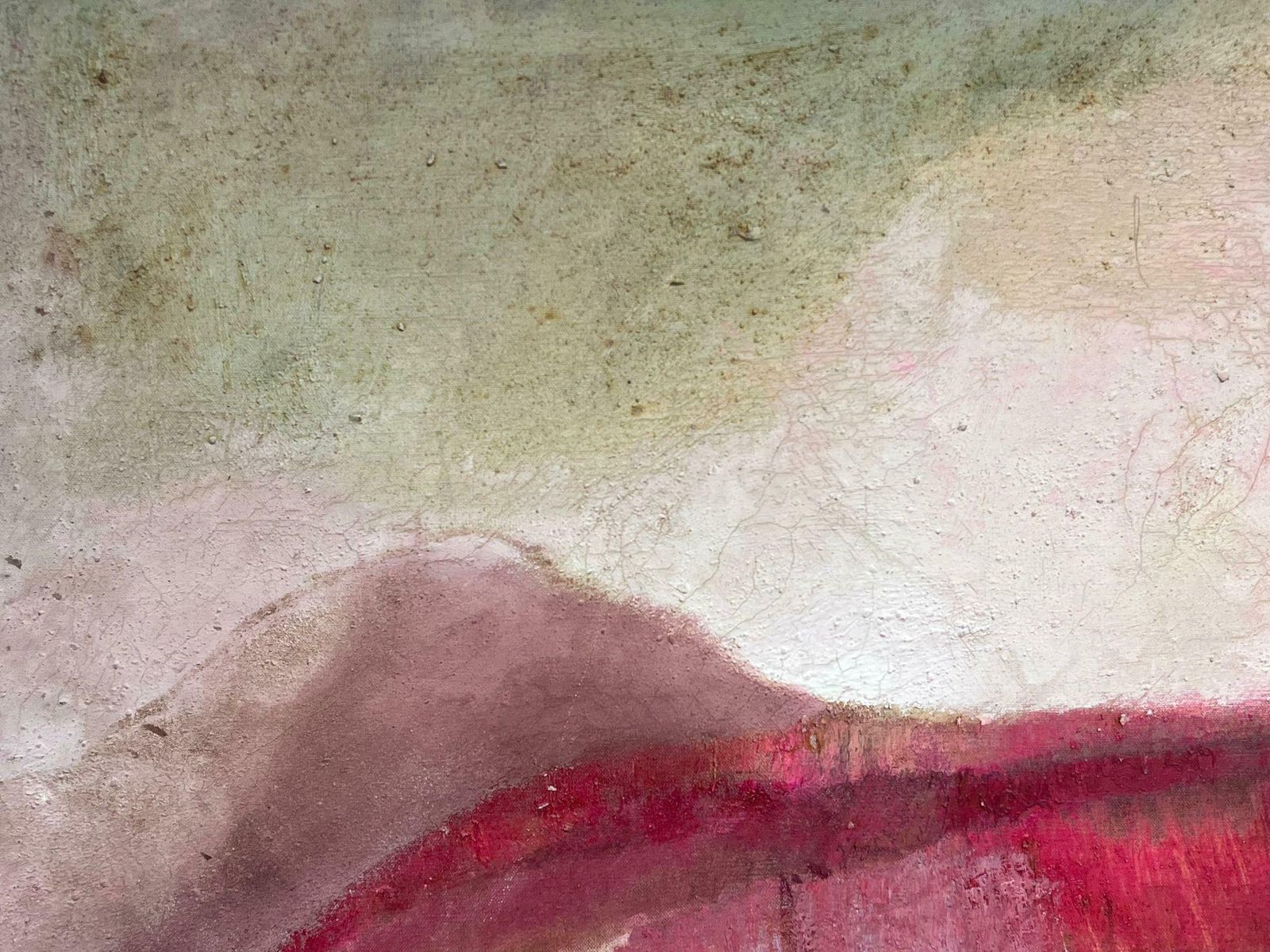 French School1970's French Abstract Expressionist Signed & Dated Large Oil Painting photo Art