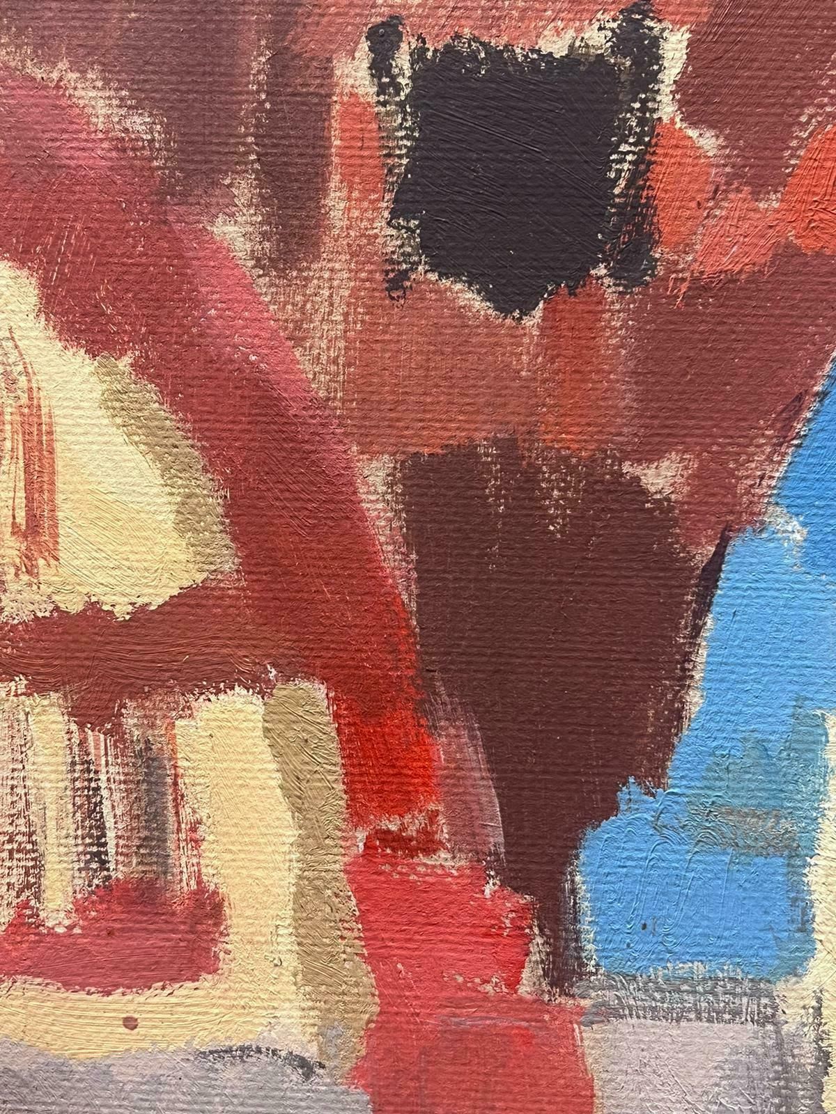 Elisabeth Hahn20th Century German Modernist Oil Painting Town Arch Ways20th Century photo furniture