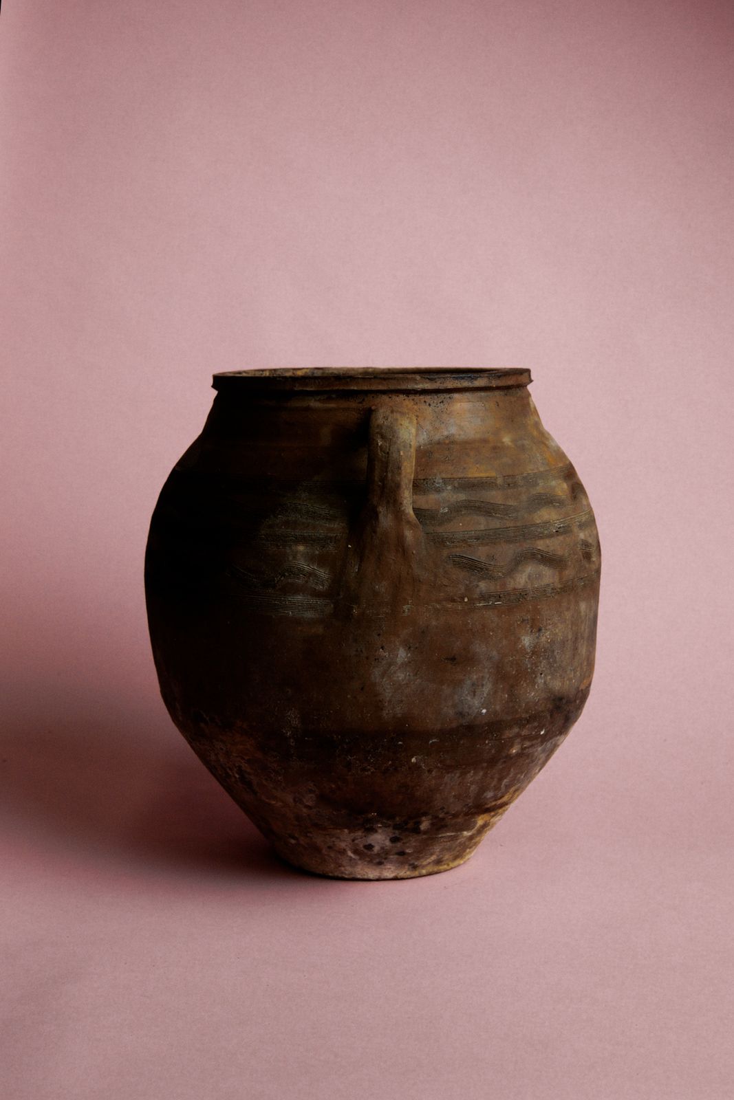 Earthy Brown Handled Turkish Pot For Rustic And Mediterranean Interiors photo 325.0