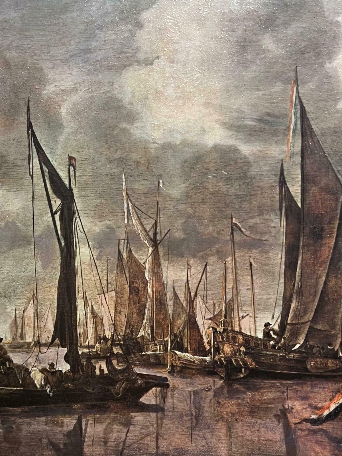 Dutch/ Flemishvery Large Marine Shipping Scene Impressive Statement Piece photo for sale