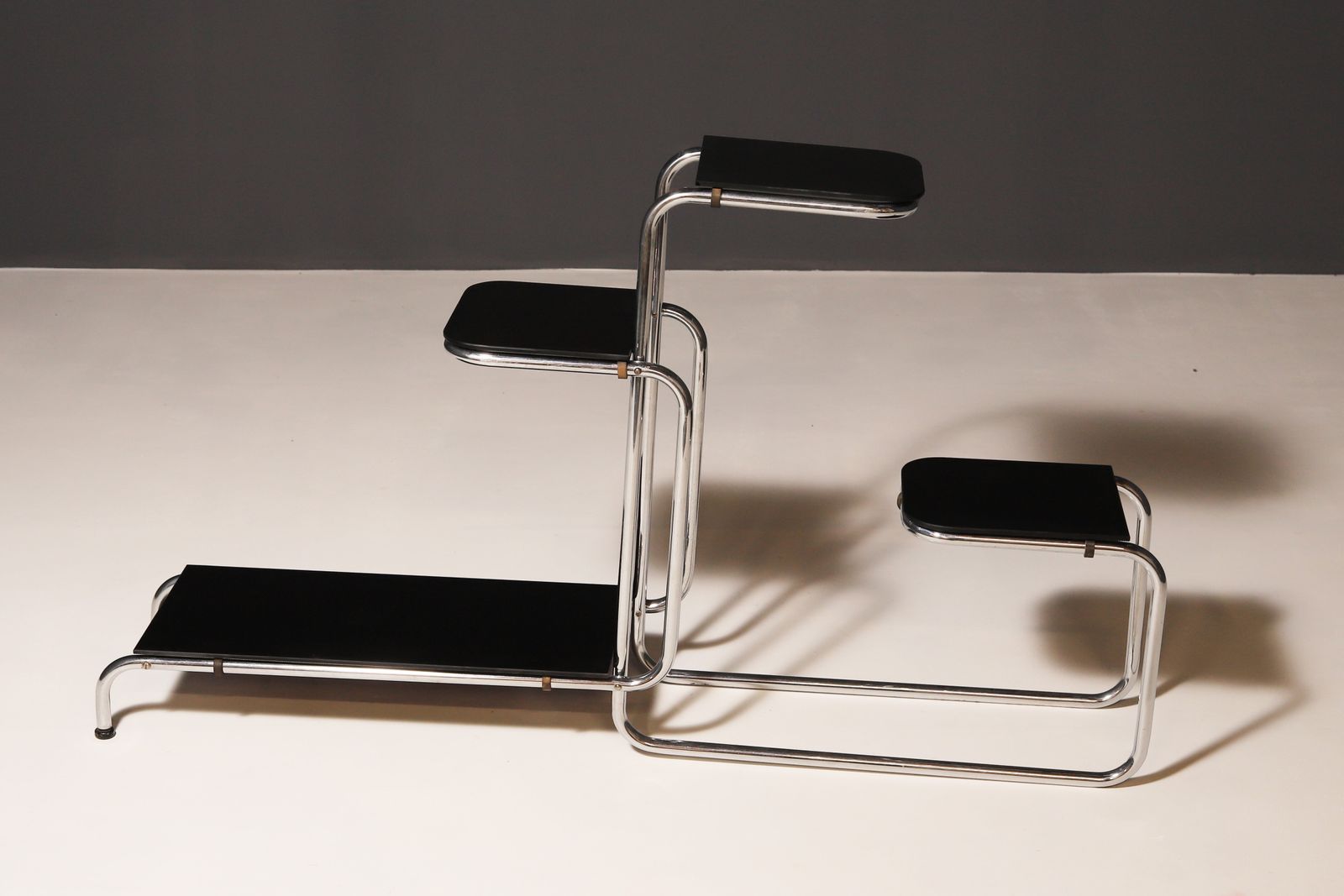 Bauhaus Chromed Flower Stand By Emile Guyot, 1930´S photo Home Decor