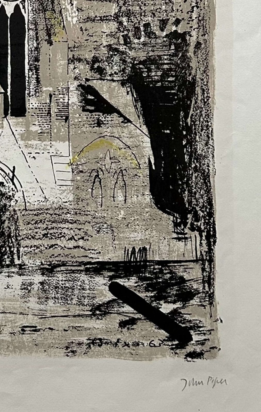 John Piper Limited Edition Signed Lithograph Of St Matthias Church photo Art