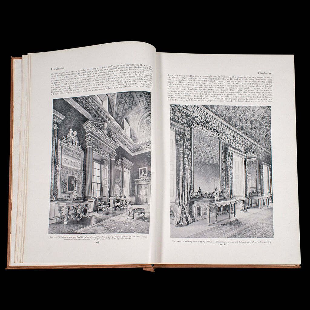 Antique 3vol Book Set, Dictionary Of English Furniture, Macquoid, Reference, A Z photo Home Decor