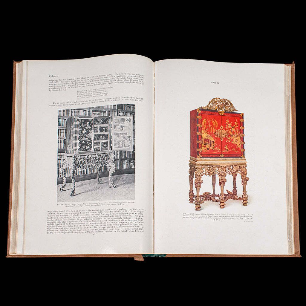 Antique 3vol Book Set, Dictionary Of English Furniture, Macquoid, Reference, A Z photo 495.0