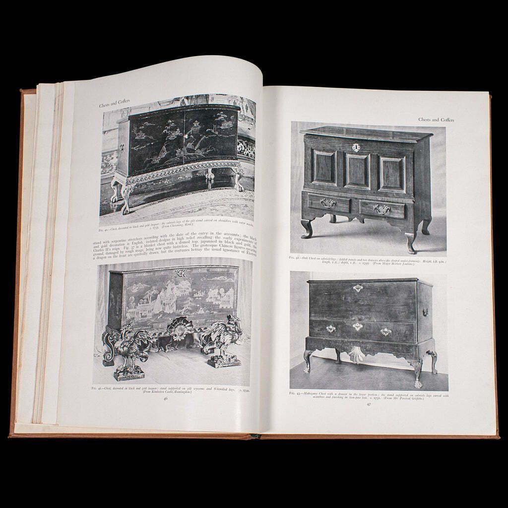Antique 3vol Book Set, Dictionary Of English Furniture, Macquoid, Reference, A Z photo vinterior