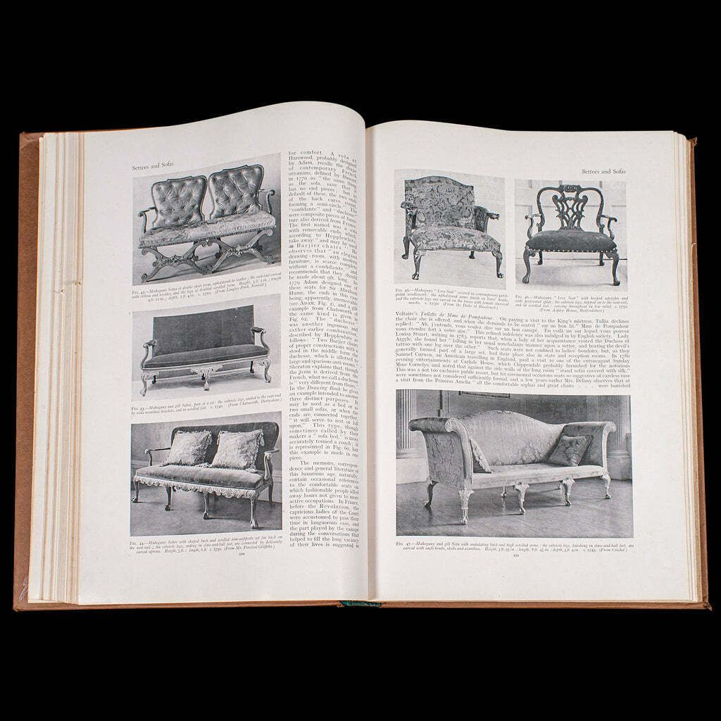 photo for sale Antique 3vol Book Set, Dictionary Of English Furniture, Macquoid, Reference, A Z