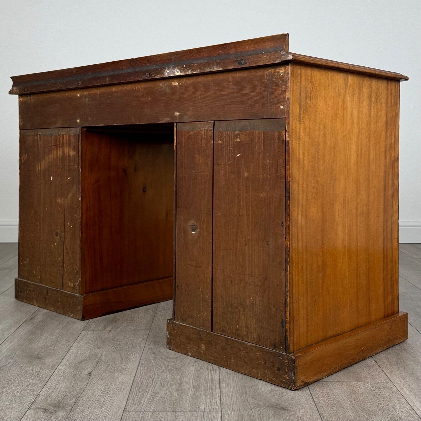 Antique 19th Century Good Quality Satin Wood Desk photo vinterior