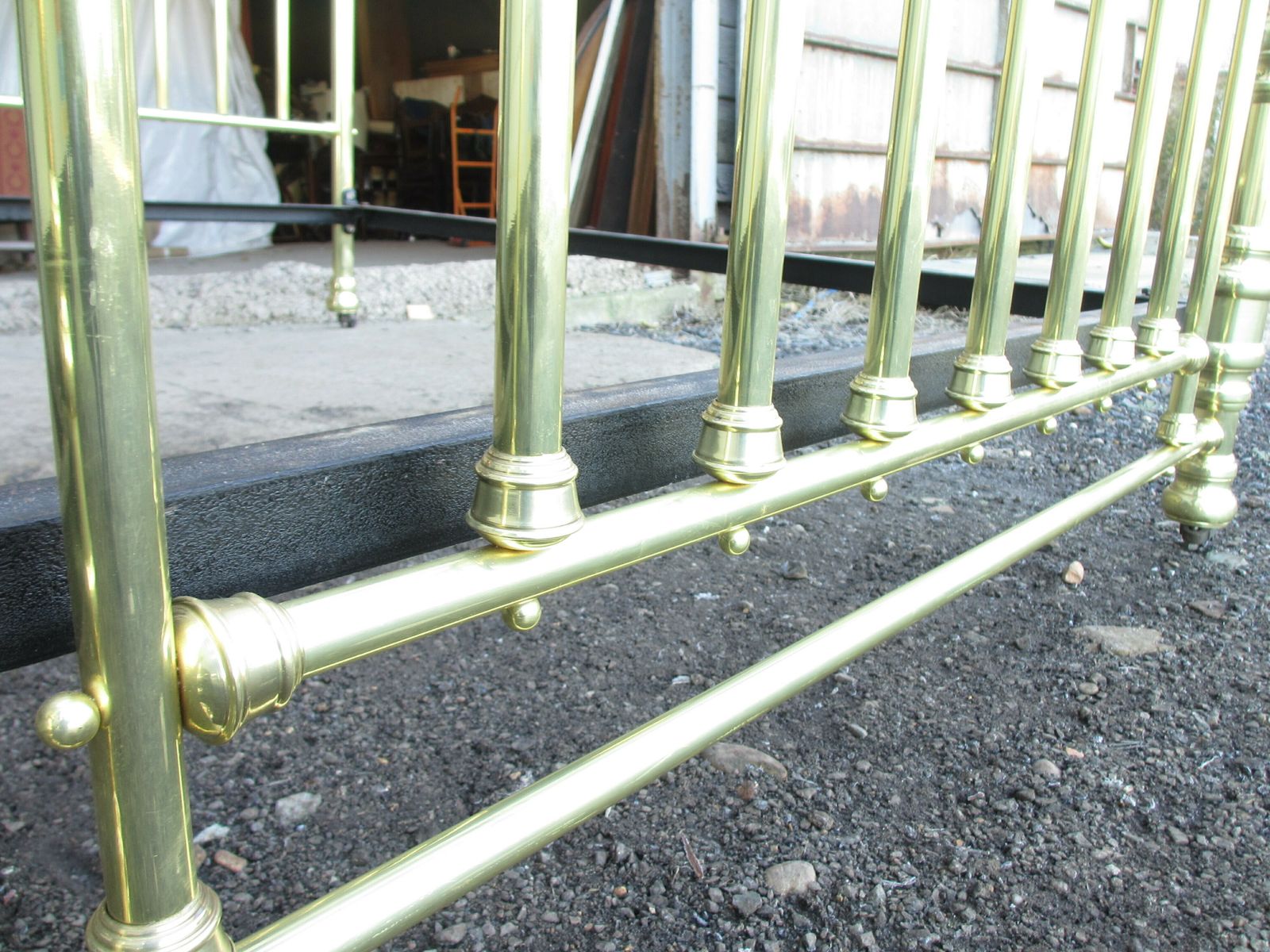 Victorian Brass Double Bedstead photo for sale