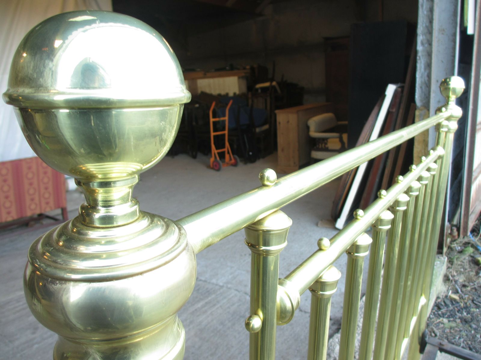 Victorian Brass Double Bedstead photo vinterior