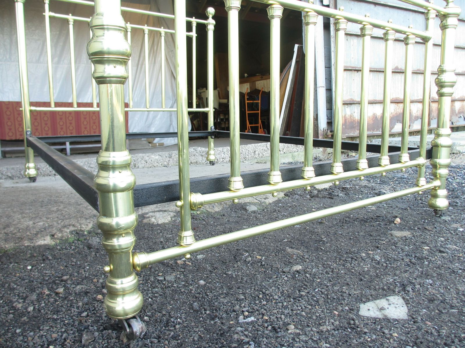 Victorian Brass Double Bedstead photo buy