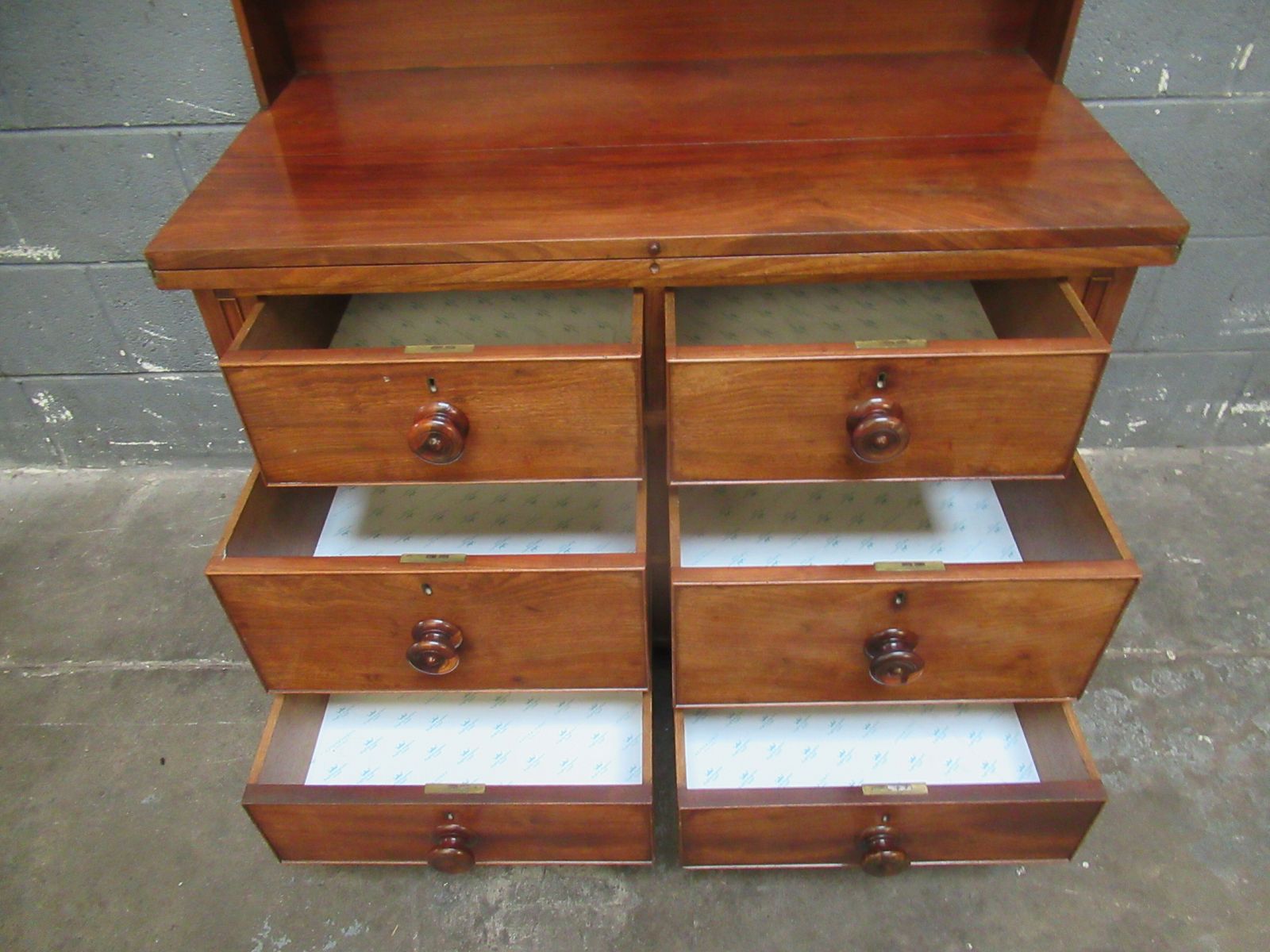 photo for sale Unusual  Victorian  Mahogany  Folding Chest Of Drawers