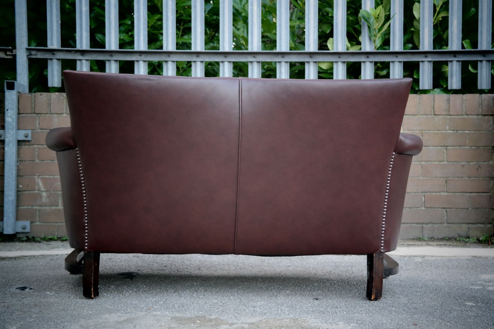 Otto Schultz Boet Leather Cigar Club Sofa Set 2 Seater 2 Armchairs Brown photo buy