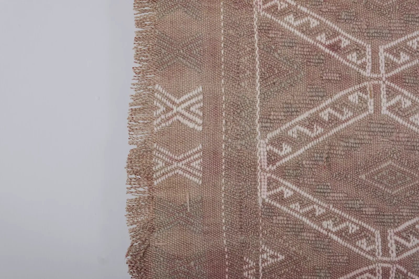 Vintage Embroided Jajim Kilim Rug 5'5'' X 7'8'' photo buy