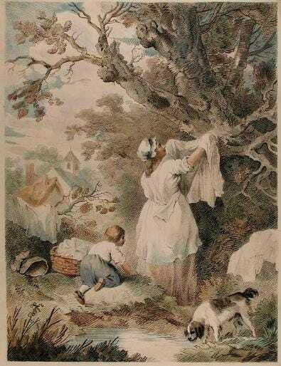 Original Pencil Sketch By George Morland 1793. Wall Art.