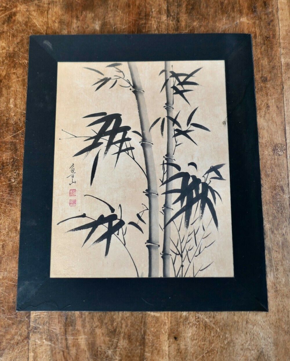 Vintage Bamboo Japanese Art, Wall Art photo vinterior