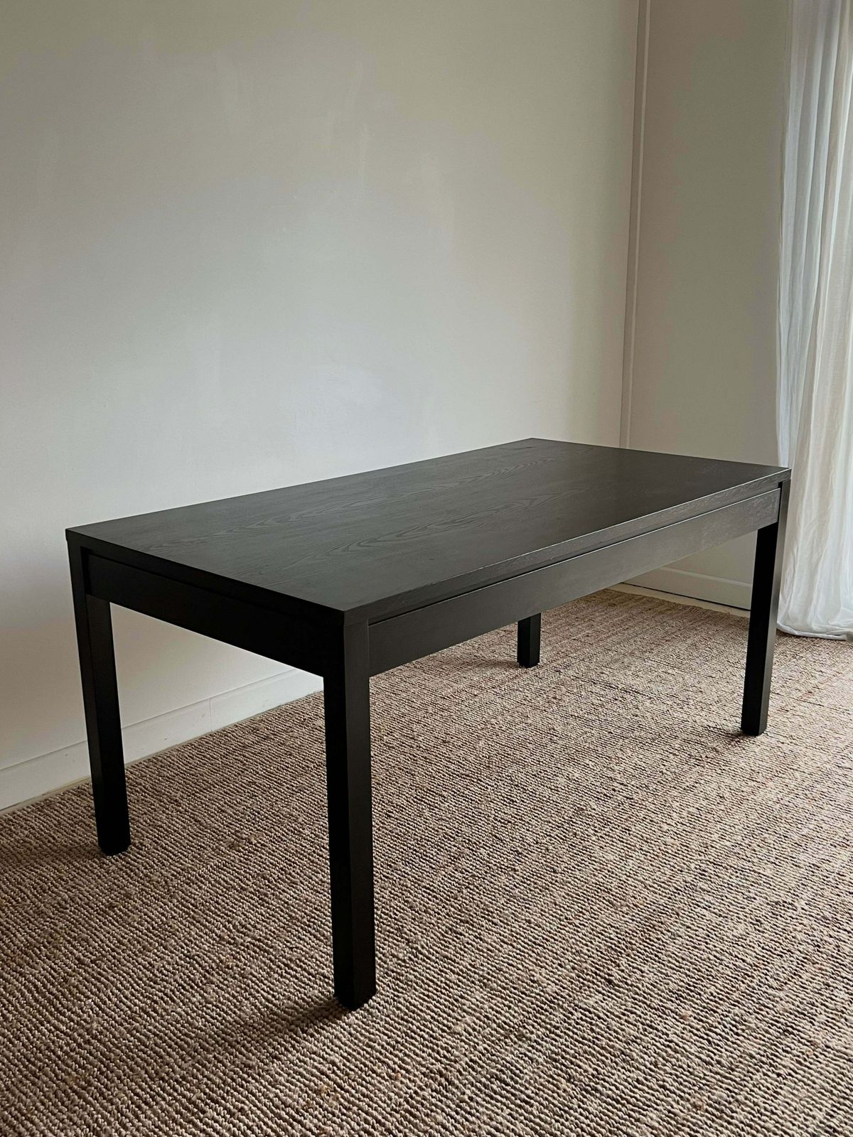 Black Italian Dining Table, Boho