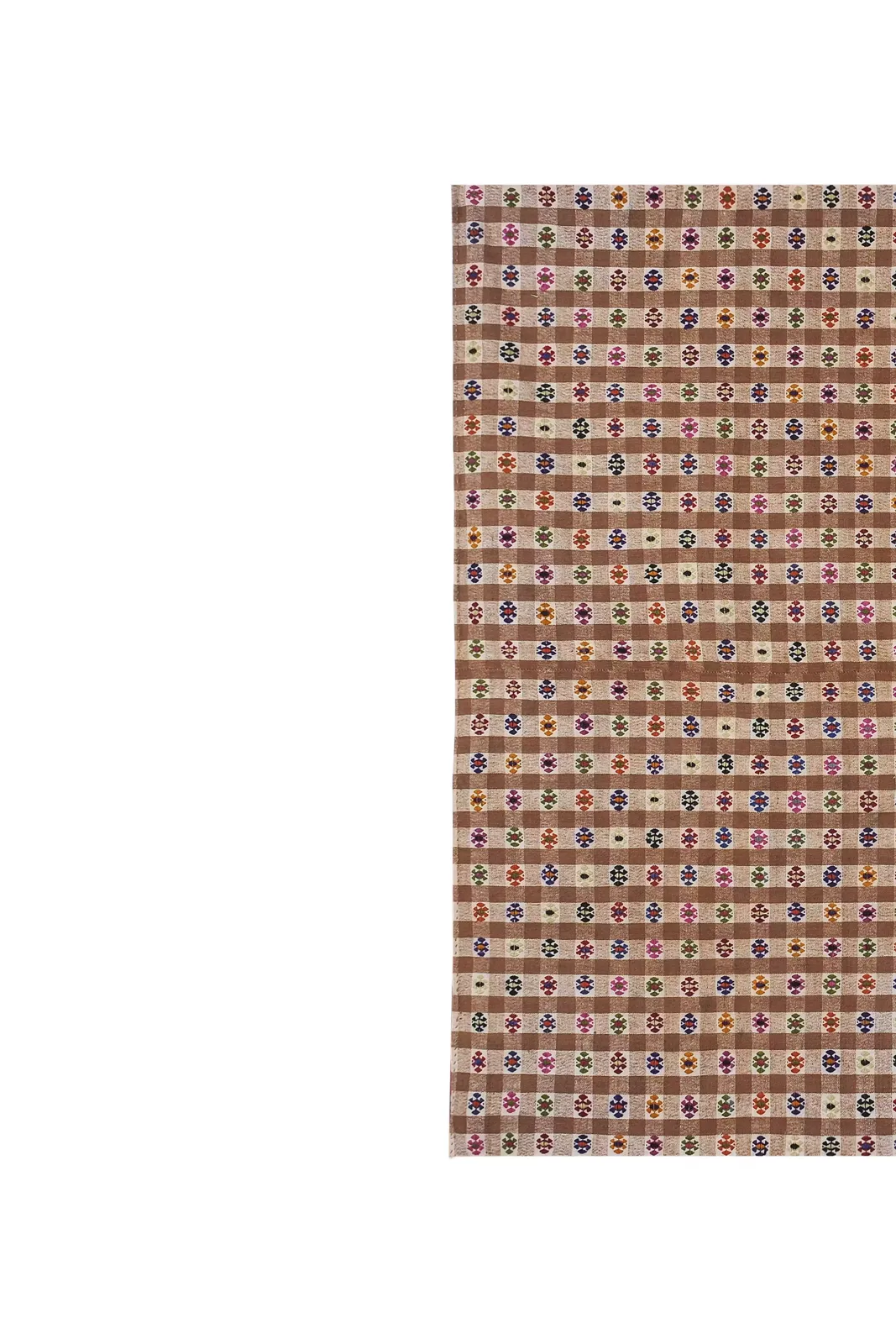 Mid 20th Century Aturkish Flat Weave Kilim Accent Rug 6'6'' X 8'1'' photo Textiles