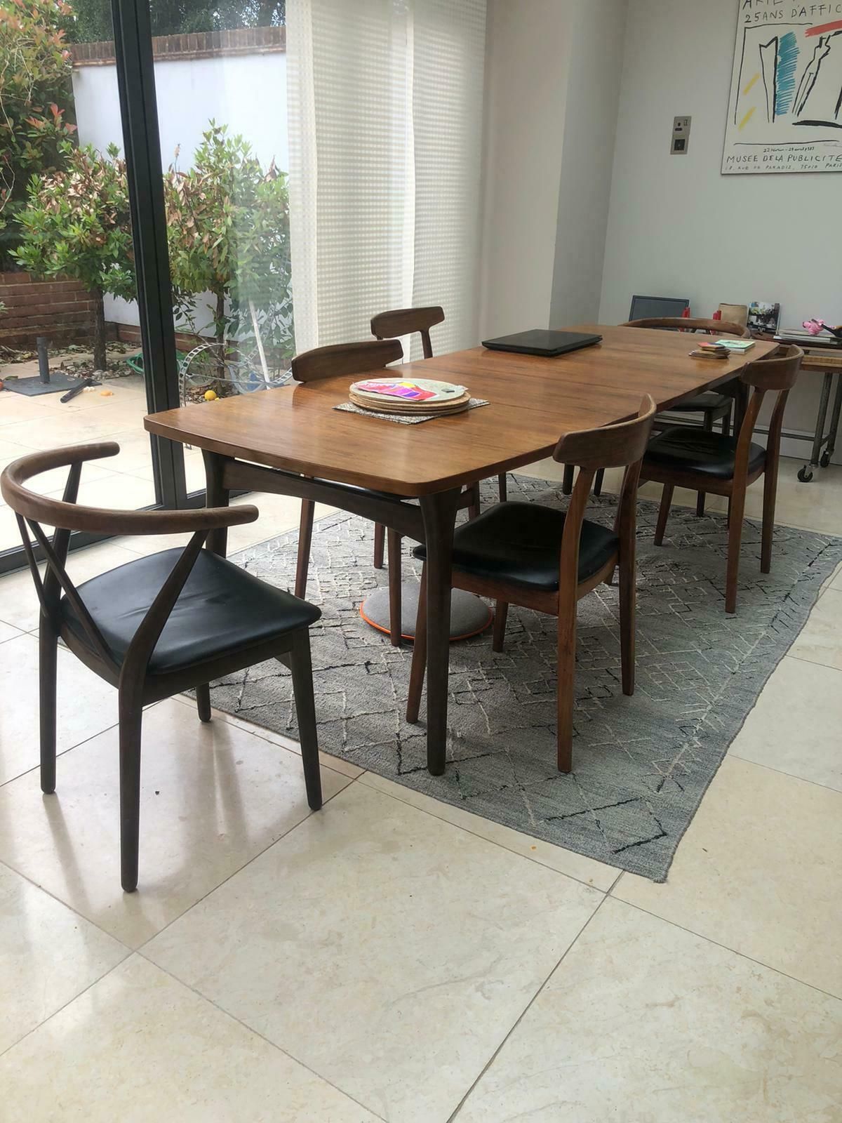 6 Bruno Hansen Dining Chairs