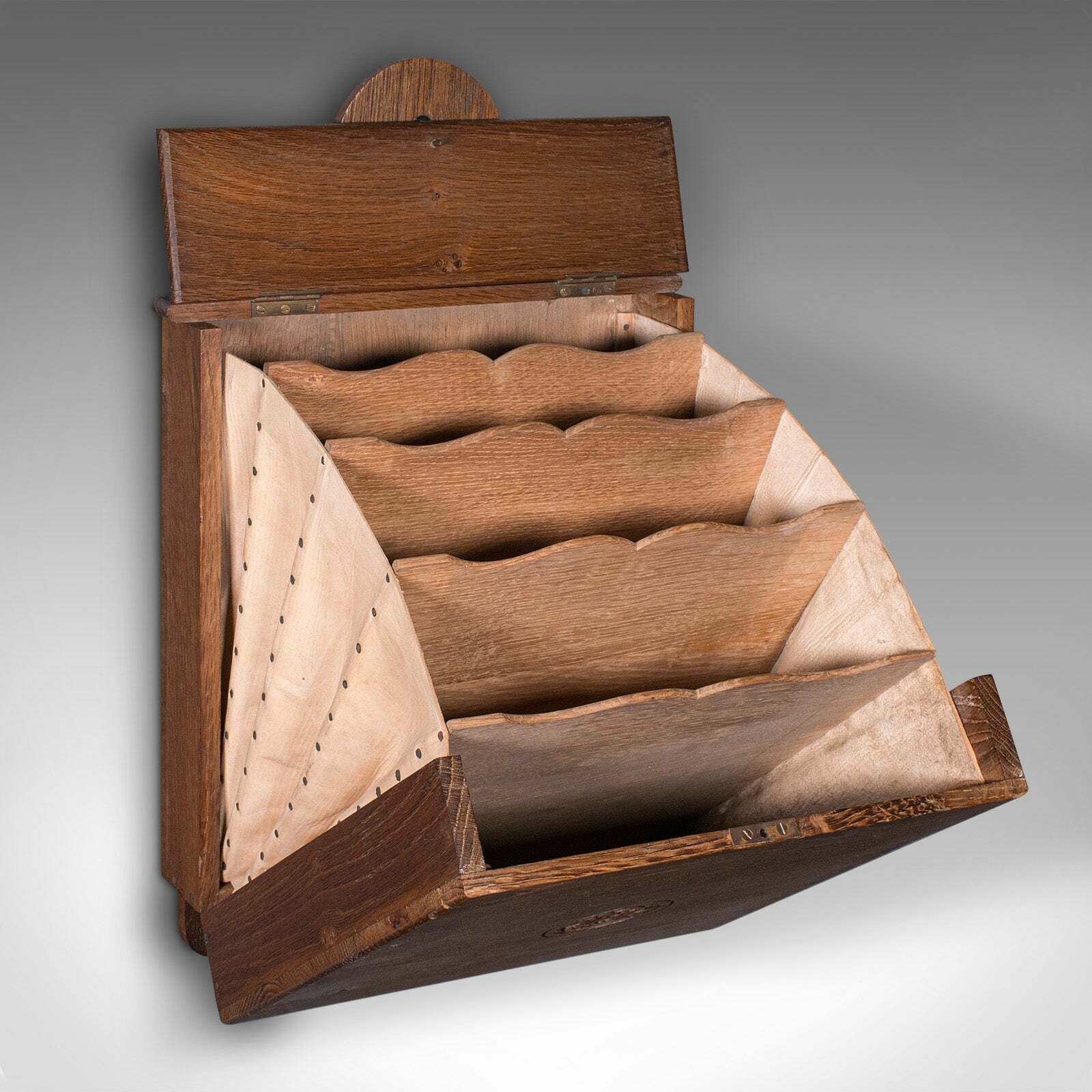 Antique Castle Purser's Requisitions Box, English Oak, Wall Organiser, Victorian photo furniture