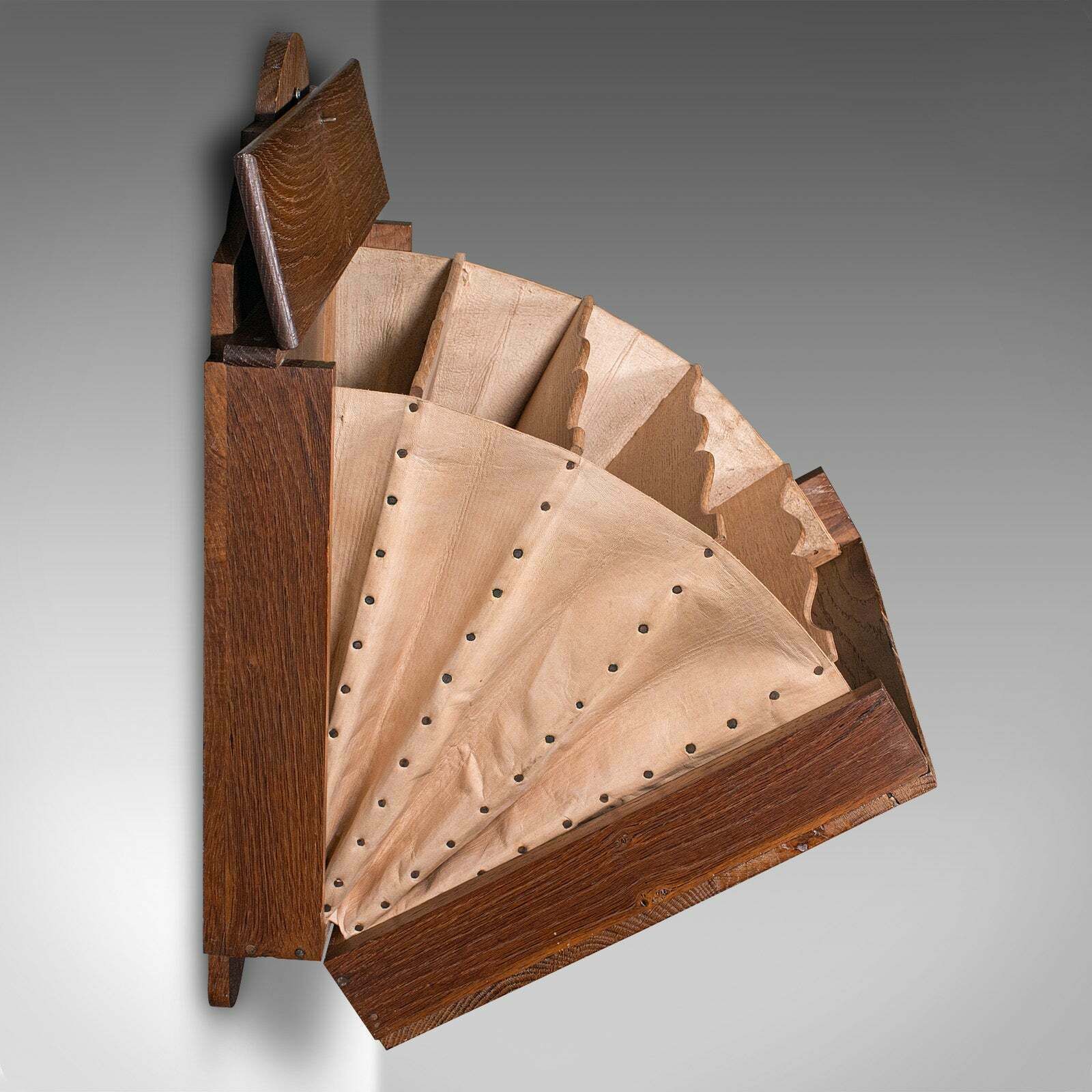 Antique Castle Purser's Requisitions Box, English Oak, Wall Organiser, Victorian photo vinterior