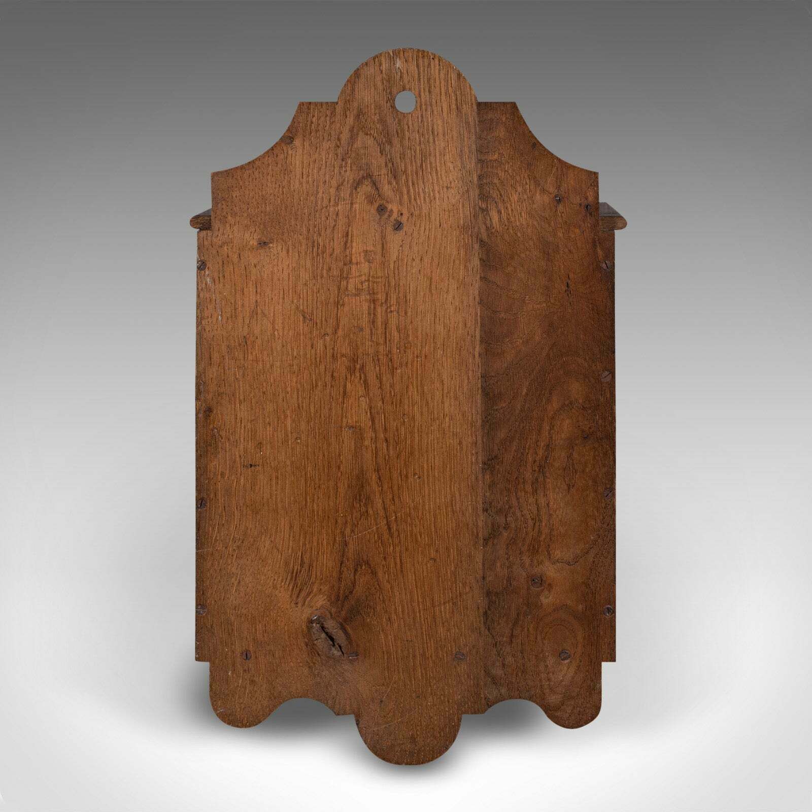 photo furniture Antique Castle Purser's Requisitions Box, English Oak, Wall Organiser, Victorian