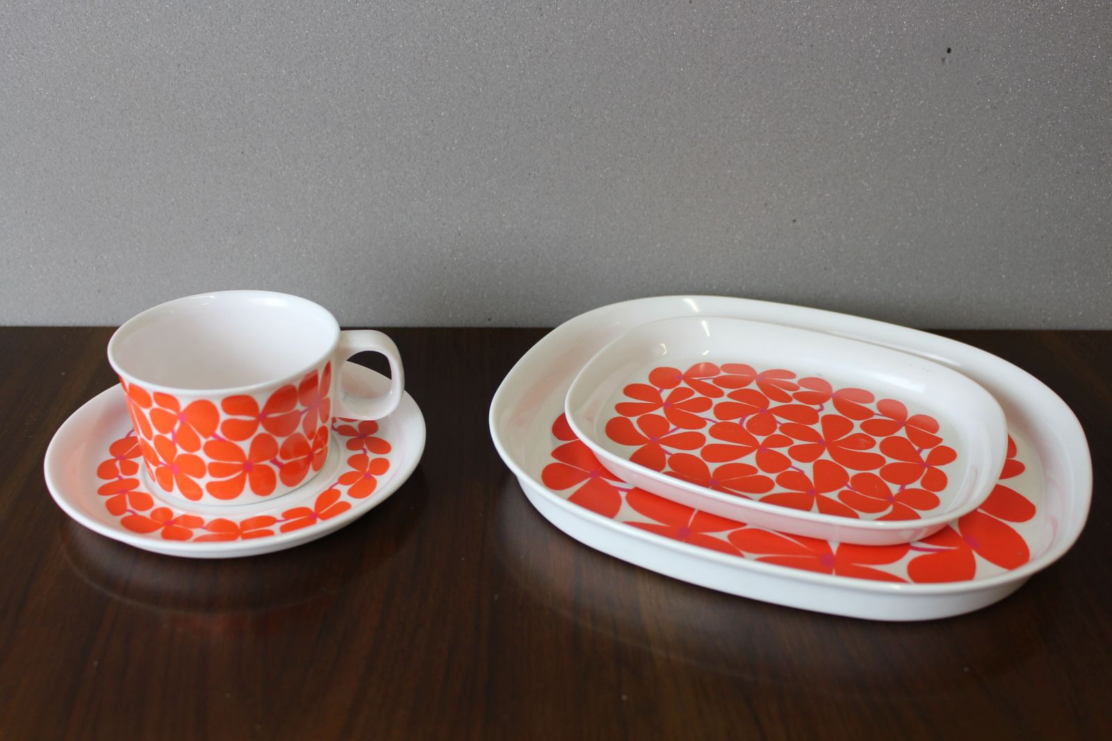 Stig Lindberg Balett Series Ornamin Teaset 1967 photo buy