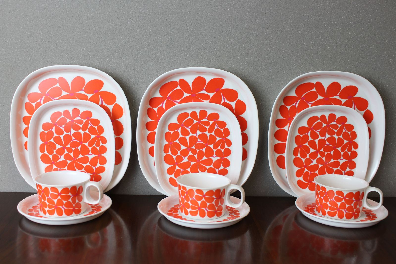 Stig Lindberg Balett Series Ornamin Teaset 1967