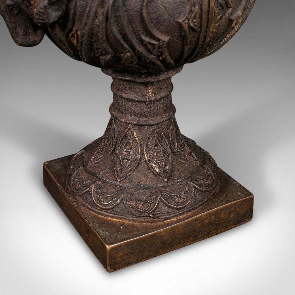 985.0 Antique Grand Tour Urn, Italian, Bronze, Posy Vase, Great Exhibition, Victorian photo