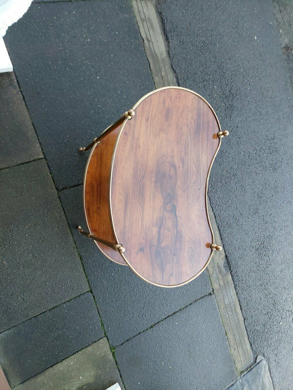 Victorian Rosewood Two Tier Brass Bound Whatnot photo Furniture