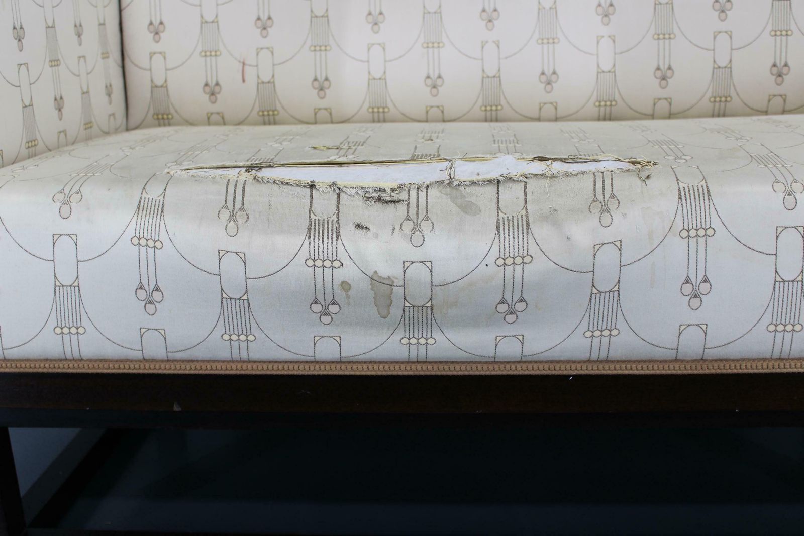 Josef Hoffmann "Cabinet" Sofa By Wittmann, Austria photo vinterior