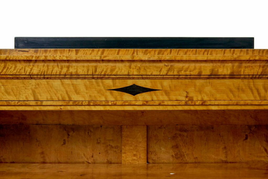 Early 20th Century Empire Revival Swedish Birch Bookcase photo for sale