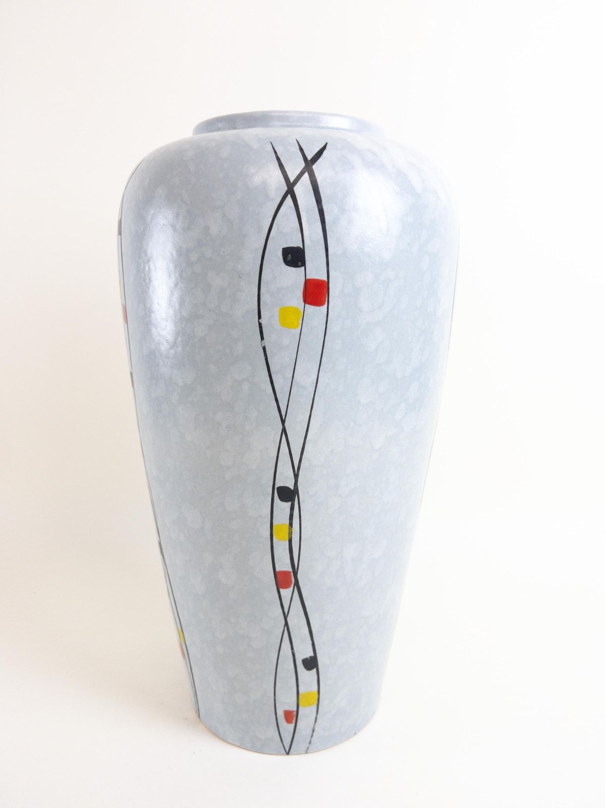 Xl Scheurich Keramik Floor Vase 517 38   West German Pottery Floor Vase   Mid Century Ceramic Floor Vase   Grey Minimal Decor photo buy