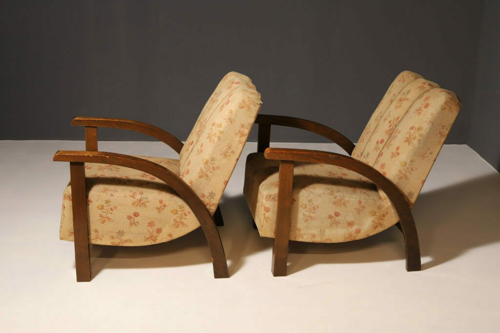 Pair Of Art Deco Armchairs, 1930´S, Central Europe photo furniture