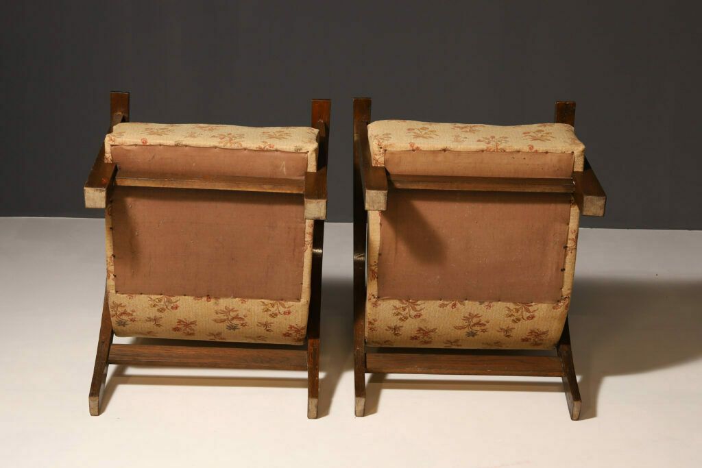 Pair Of Art Deco Armchairs, 1930´S, Central Europe photo vintage