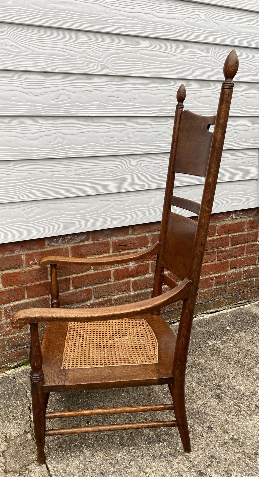 Beautiful Arts And Crafts Chair Attributed To William Birch photo vinterior