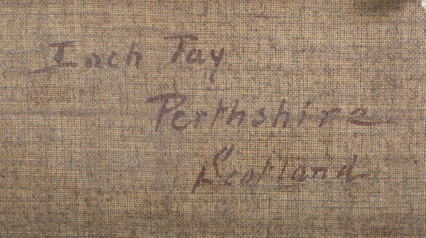 19th Century Scottish Schoolshepherds & Animals Scottish Highland Misty Landscape Loch Tay Perthshire photo 1577.0