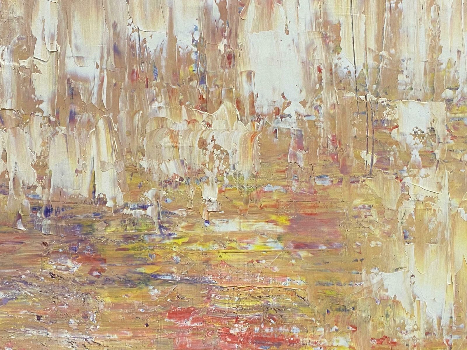 P Vilettelarge 20th Century Original French Expressionist Oil Painting20th Century photo vinterior