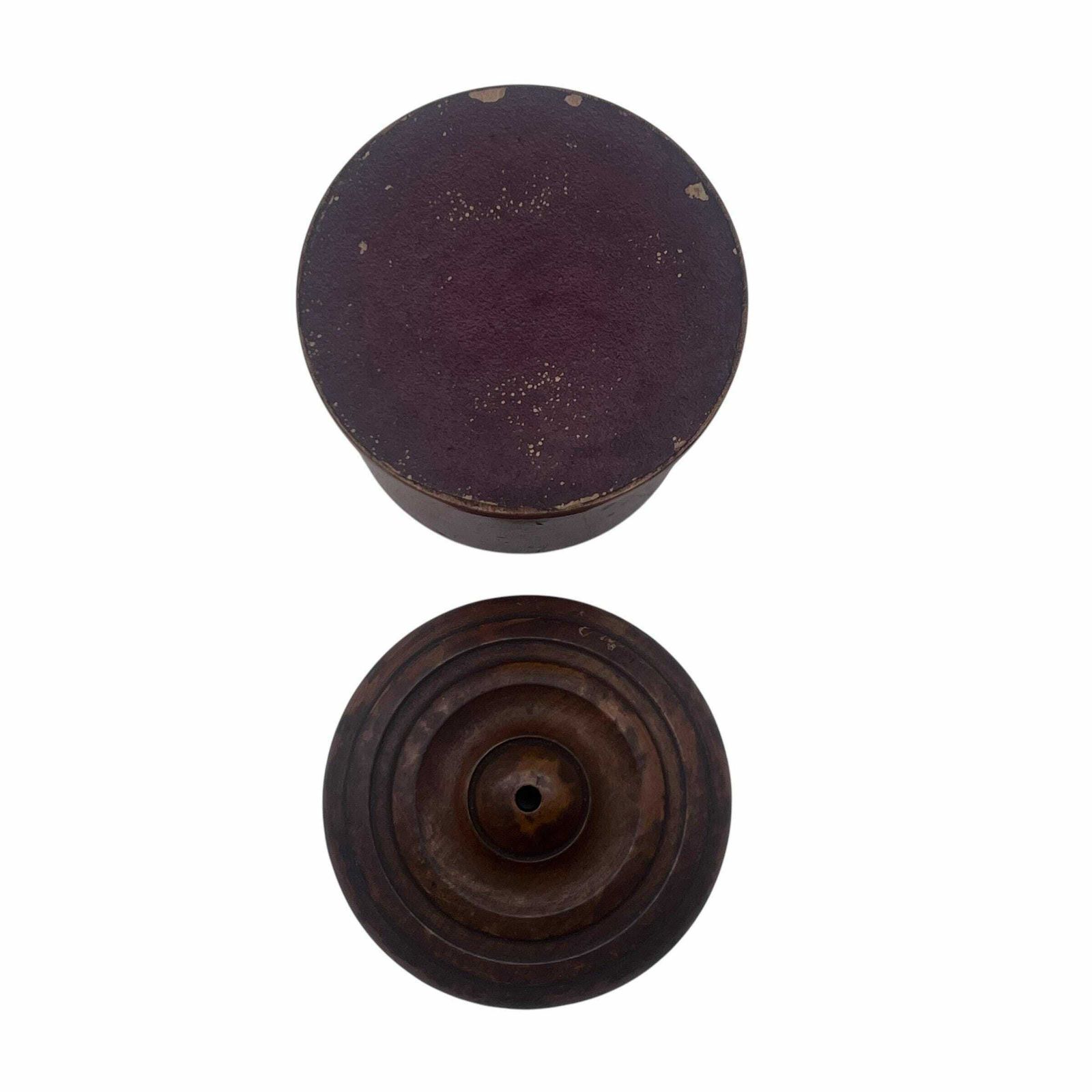 Antique Mauchline Ware Treen String Box   The Pier Eastbourne   Pevensey Castle Eastbourne   Home Decor   String Tidy photo 54.0
