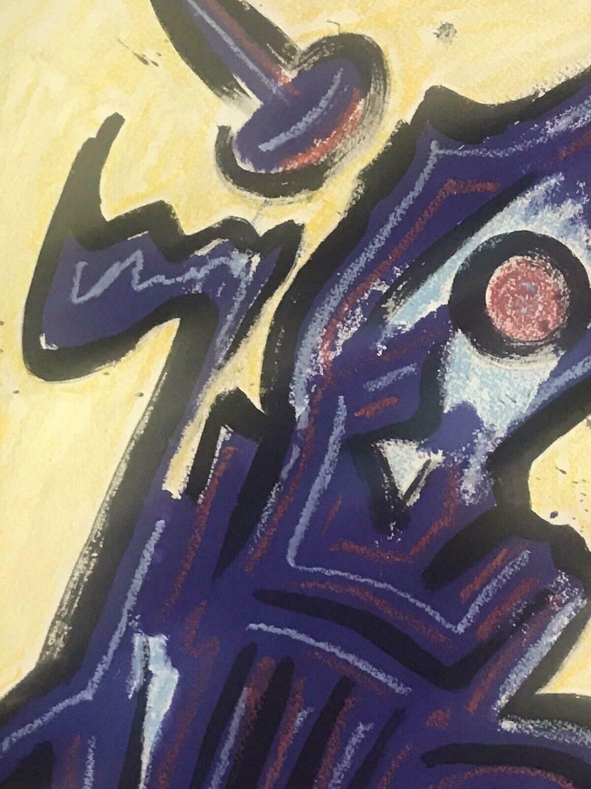 Roger Hersonroger Herson (1922 2008) Signed French Abstract Painting   Figurative Study20th Century photo 403.0