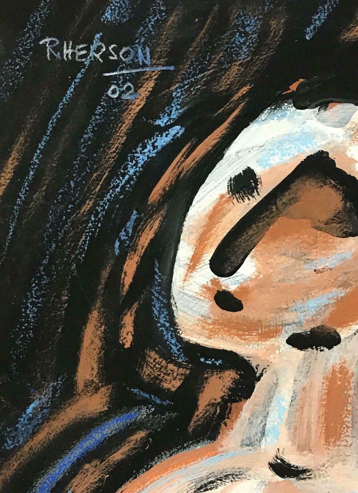 Roger Hersonsigned French Abstract Nude Painting   Nude Woman20th Century photo vinterior