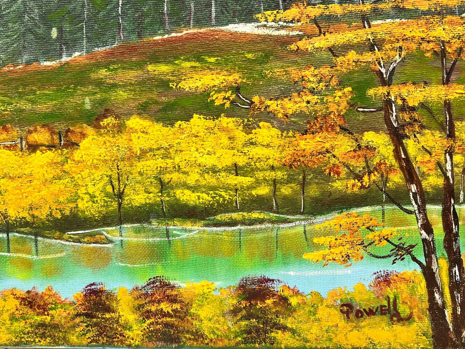 Ben Powellscottish Highland Snow Capped Mountains Original British Painting photo vinterior