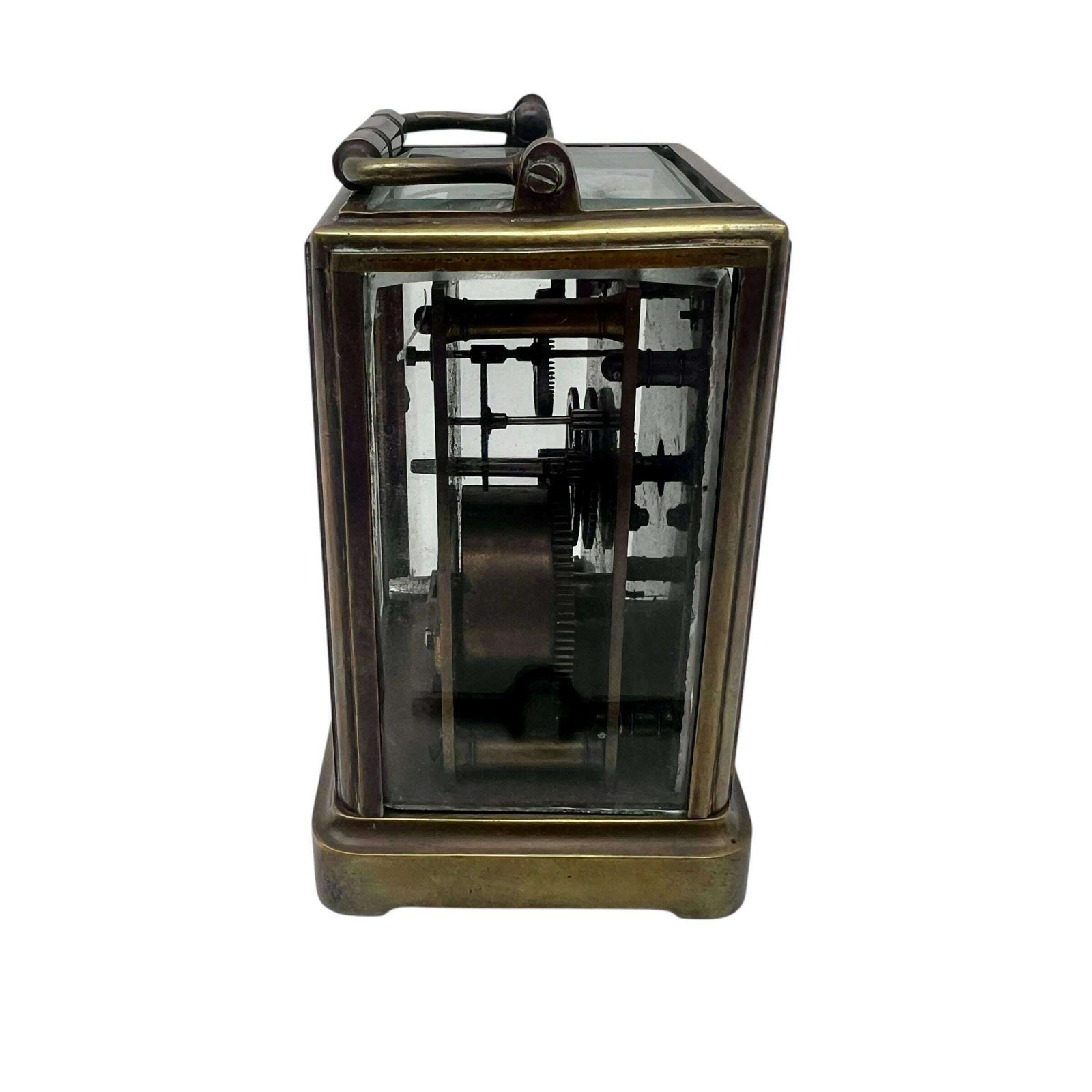 Antique French Brass H Acier Paris Carriage Clock   Home Decor photo for sale