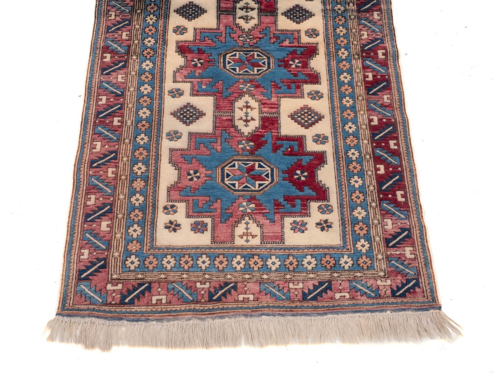 Kars Kazak Turkish Anatolian Rug 6'4"X3'6" (194x107cm Carpet) photo 219.0