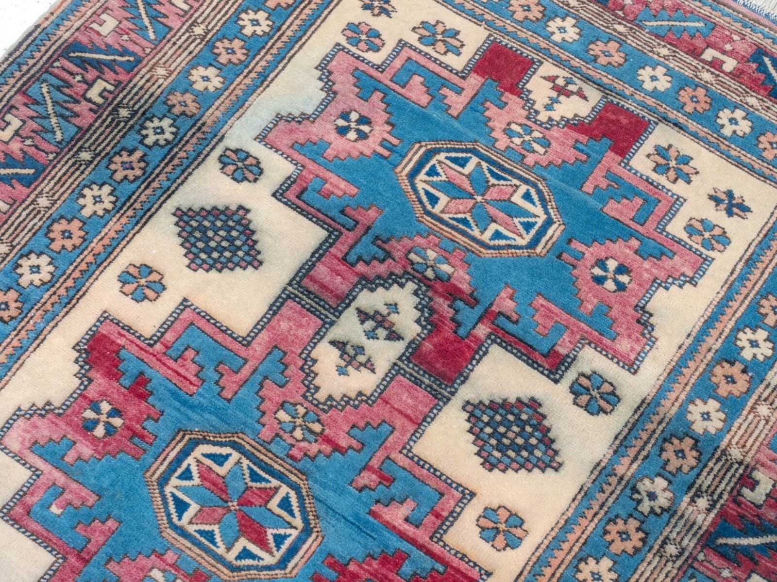 Kars Kazak Turkish Anatolian Rug 6'4"X3'6" (194x107cm Carpet) photo buy