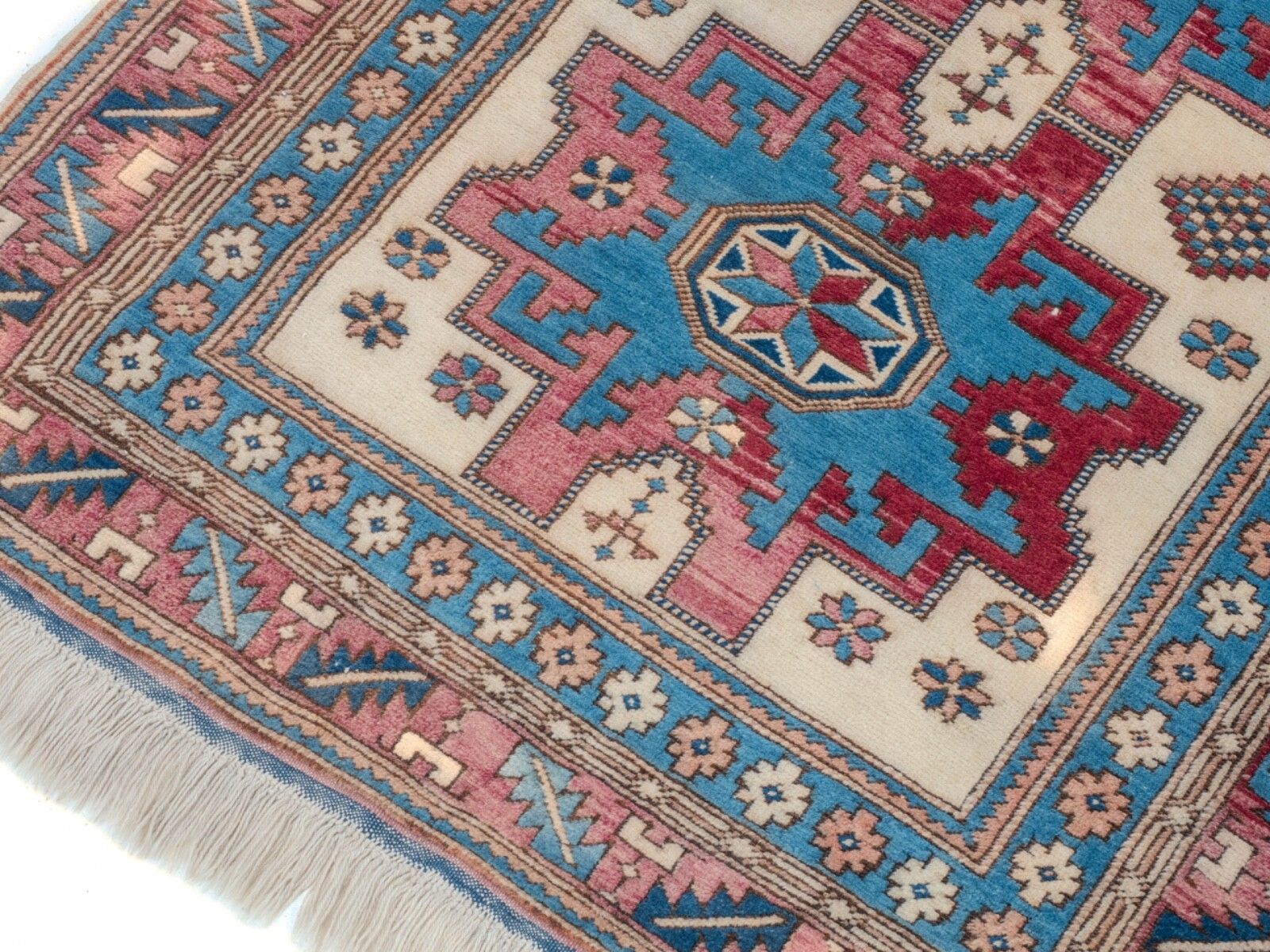 Kars Kazak Turkish Anatolian Rug 6'4"X3'6" (194x107cm Carpet) photo vintage