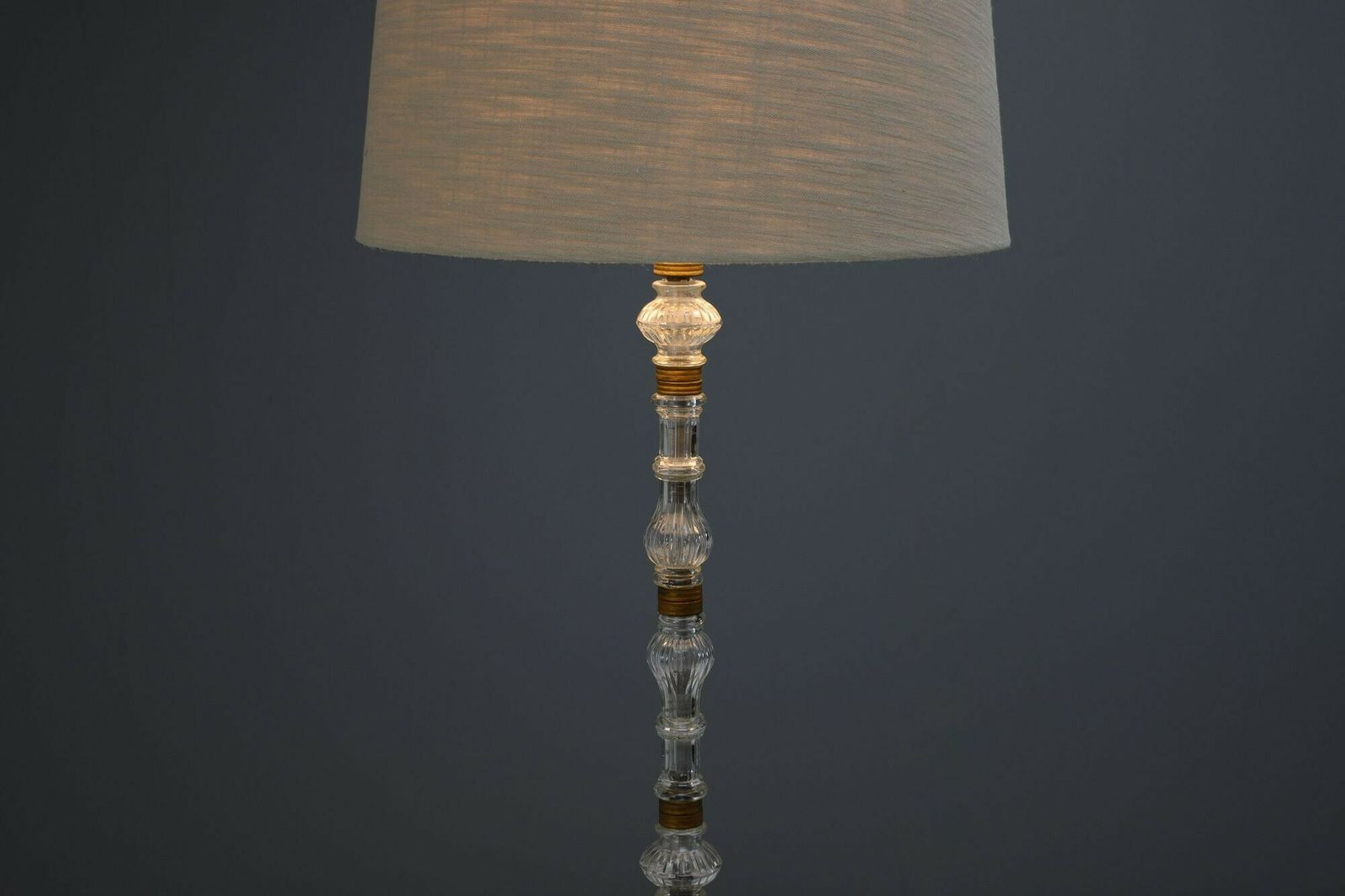 Glass Stem Floor Lamp photo furniture